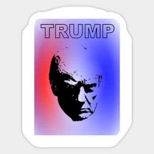 Trump Red White and Blue Sticker